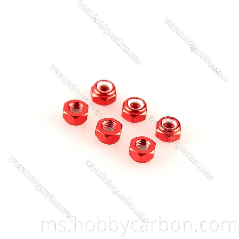 cnc lock nut anodized